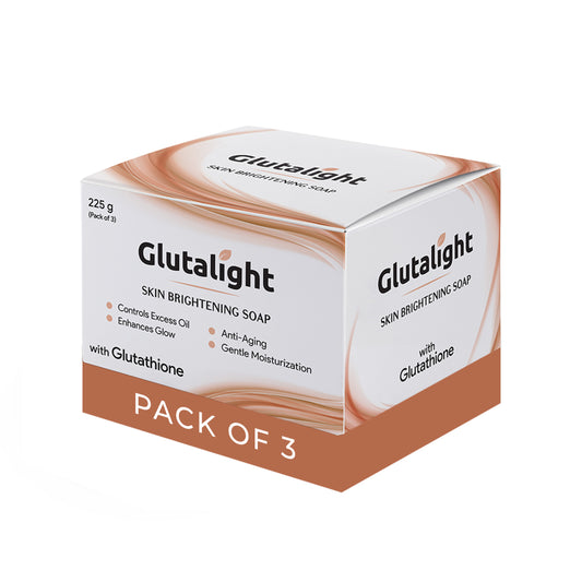 Glutalight Skin Brightening Soap 75gm Pack of 3