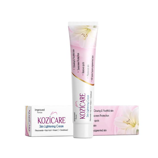 Kozicare Kojic Acid Cream, Glutathione Cream with Niacinamide | Face Cream For Glowing Skin | Dark Spot & Tan Removal Cream | Face Cream for Men & Women | Lightweight & Non Greasy - 15 Gm