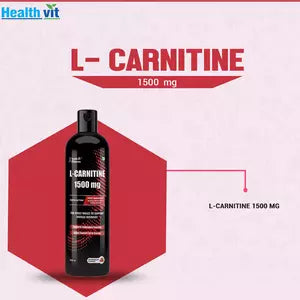 Healthvit Fitness L-Carnitine -1500 Mg - 450ml - Watermelon Flavor