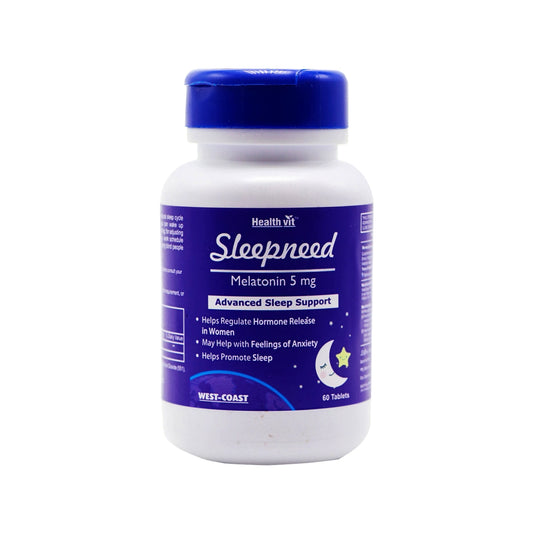 Healthvit Sleepneed Melatonin 5 Mg Advanced Sleep Support - 60 Tablets